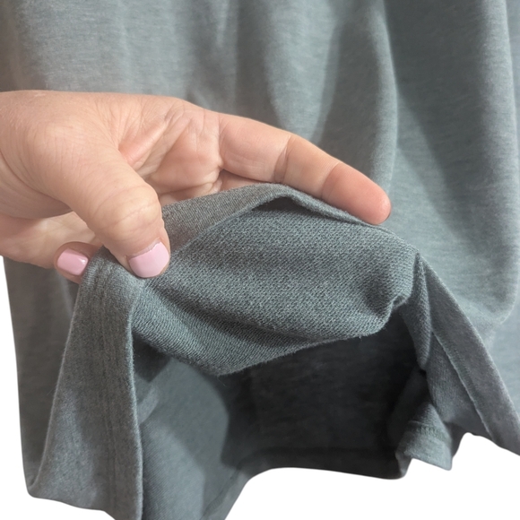 🌿 Xersion Lace-Up T-Shirt Dress – Women’s XL – Sage Green – Pockets - Picture 6 of 8